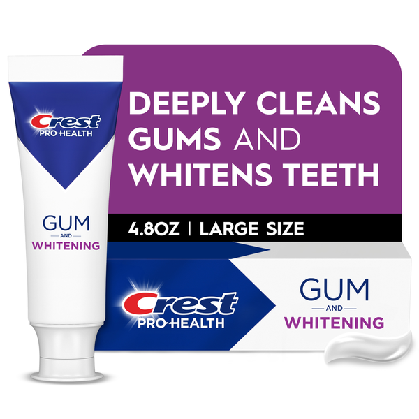 Crest Pro-Health Gum & Whitening Toothpaste 4.8 oz - Gum & Enamel Protection