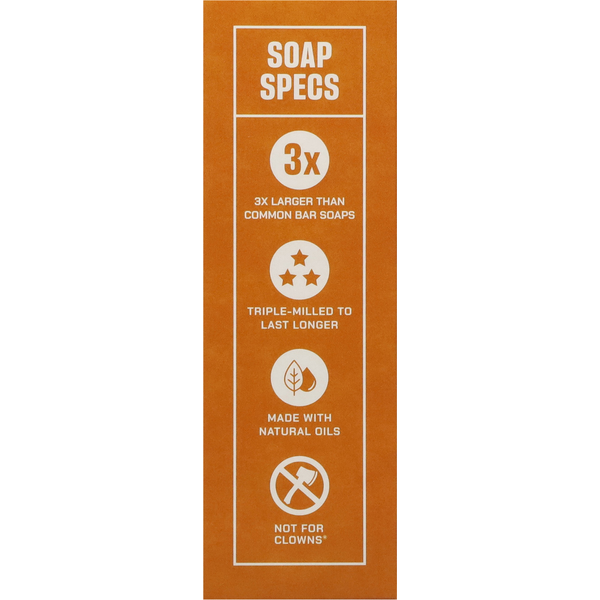 Duke Cannon Supply Co. Soap, Sawtooth, Big Ass Brick of Soap
