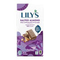 LILY'S Salted Almond Milk Chocolate Style No Sugar Added, Sweets Bar, 3 oz