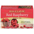 Bigelow Red Raspberry, Caffeine Free Herbal Tea, 20 individually wrapped tea bags