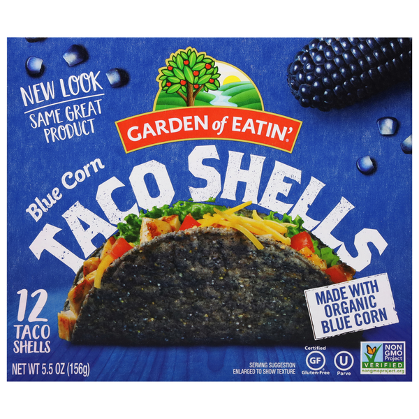 Garden of Eatin' Taco Shells, Blue Corn