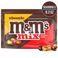 M&M's Classic Mix of Peanut Peanut Butter & Milk Chocolate Candy Sharing Size