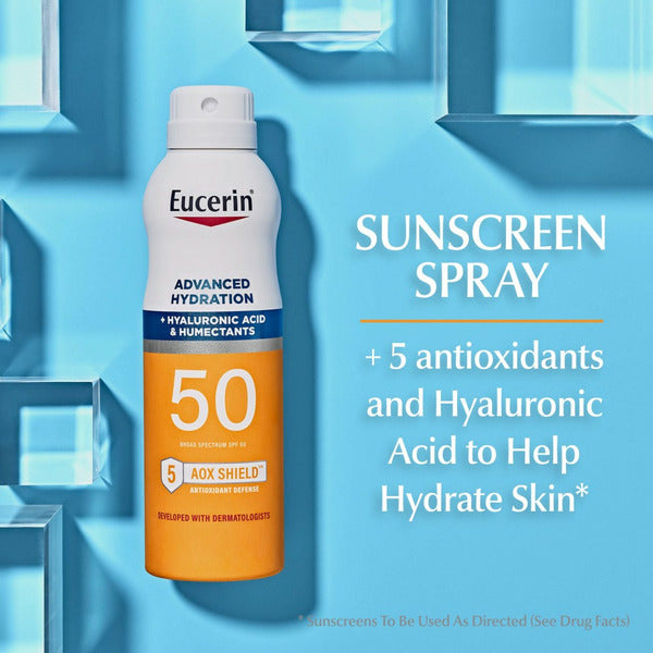 Eucerin Advanced Hydration SPF  50 Sunscreen Spray