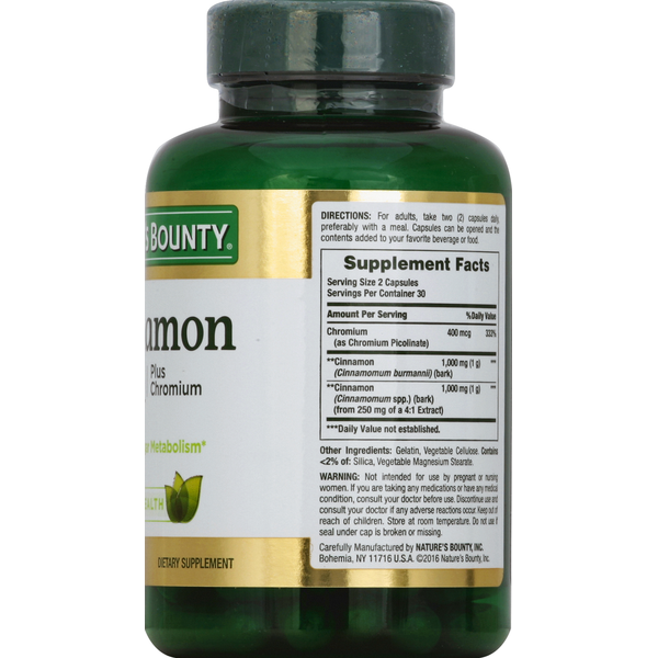 Nature's Bounty Cinnamon