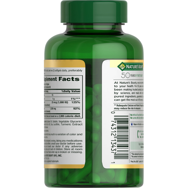 Nature's Bounty Calcium Rapid Release Softgels