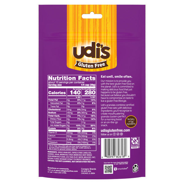 Udi's Gluten Free Vanilla Granola