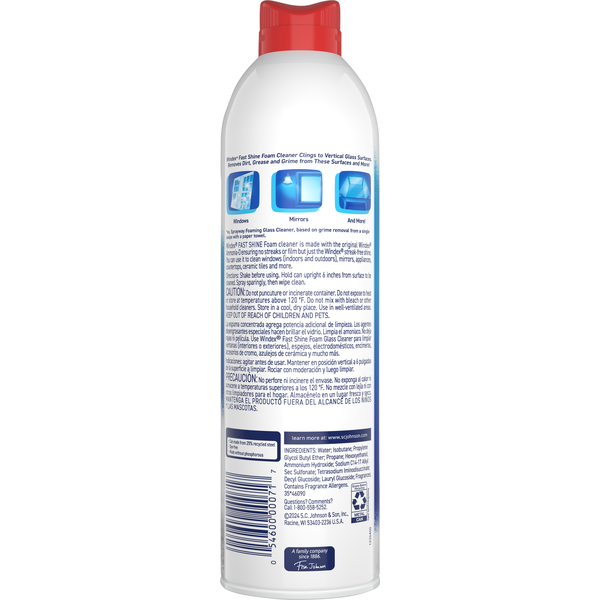 Windex Glass Cleaner, Rainshower Scent