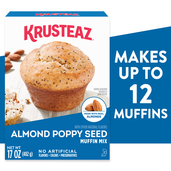 Krusteaz Almond Poppy Seed Muffin Mix