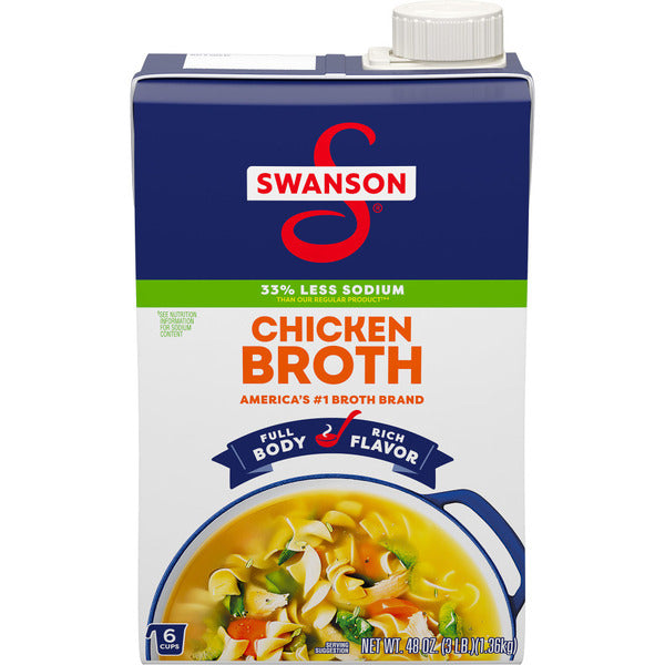 Swanson's Natural Goodness 33% Less Sodium Chicken Broth
