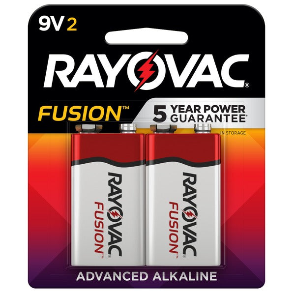 RAYOVAC 9V Batteries, Alkaline 9 Volt Batteries