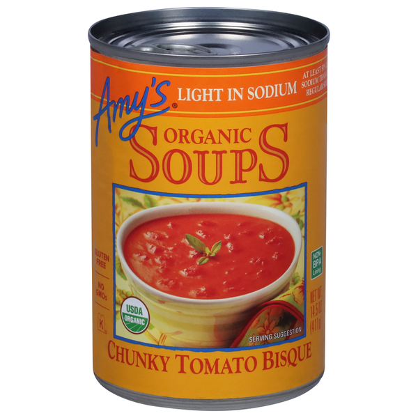 Amy's Kitchen Organic Low Sodium Chunky Tomato Bisque Soup