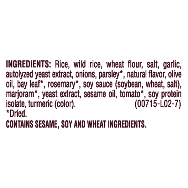 Near East Garlic & Herb Long Grain & Wild Rice Mix