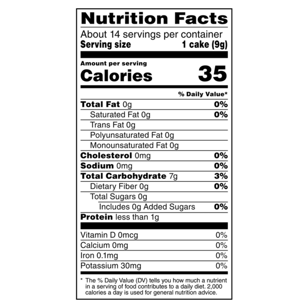 Quaker Rice Cakes, Salt Free