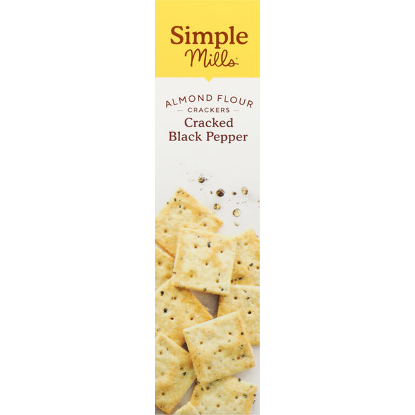Simple Mills  Almond Flour Crackers, Cracked Black Pepper