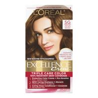 L'Oreal Creme Permanent Triple Care Hair Color, 5G...
️