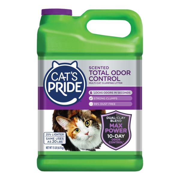 Cat's Pride Max Power Total Odor Control Scented Multi-Cat Clumping Litter