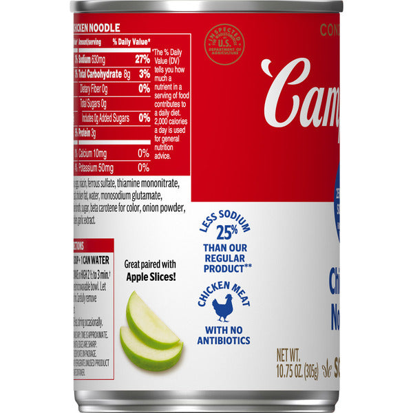 Campbell's 25% Less Sodium Chicken Noodle Soup