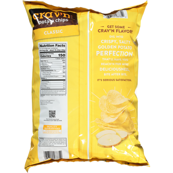 Crav'n Flavor Potato Chips, Classic