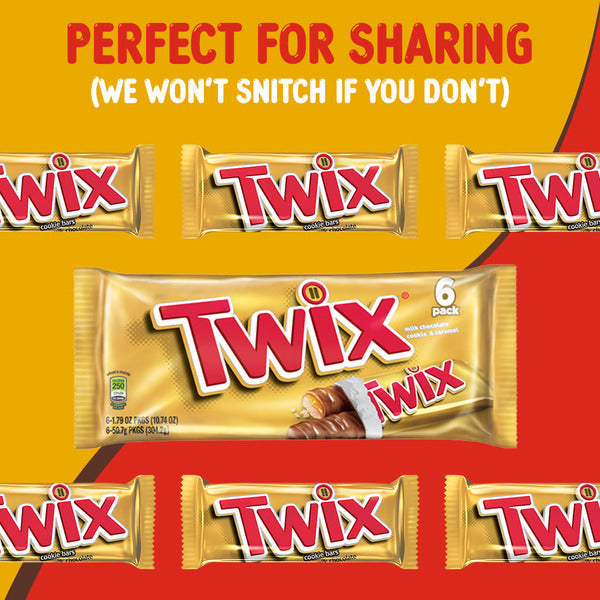 TWIX Caramel Chocolate Cookie Candy Bar Bulk Pack