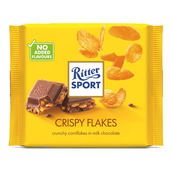 Ritter Sport Milk Chocolate Candy Bar with Crispy Flakes