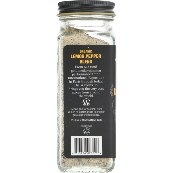 Watkins Lemon Pepper Blend, Organic
