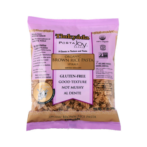 Tinkyada Organic, Gluten Free, Brown Rice Pasta, Spirals