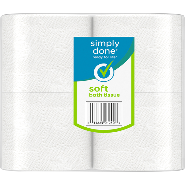 Simply Done Soft 2-Ply Triple Rolls Bath Tissue