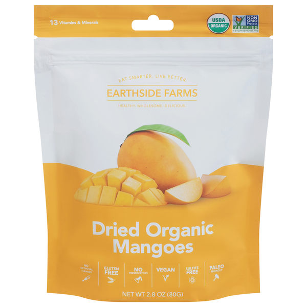 Earthside Farms Dried Organic Mangoes