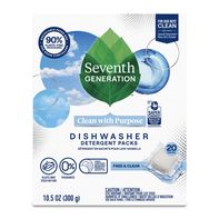 Seventh Generation Dishwasher Detergent Packs Free...
️
