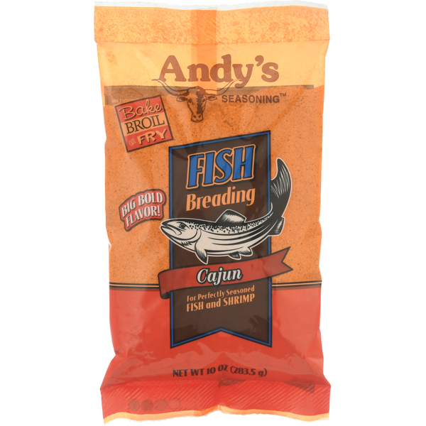 Andy's Seasoning Fish Breading, Cajun