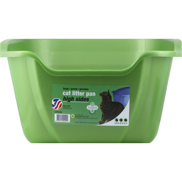Van Ness Cat Litter Pan, High Sides, Large