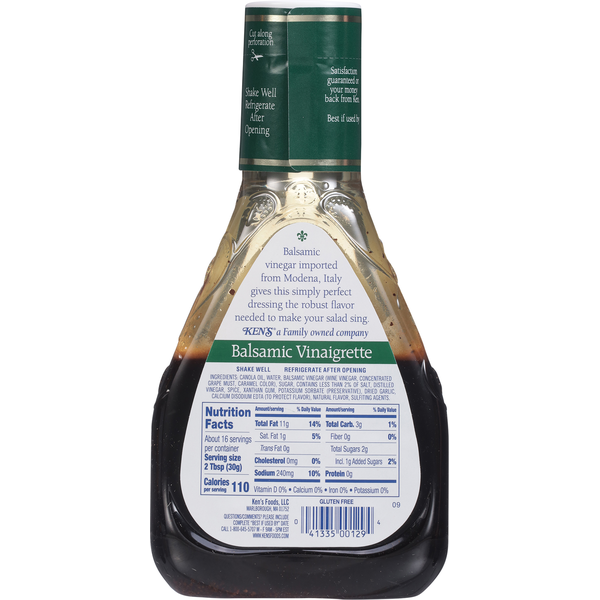 Ken's Steak House Balsamic Vinaigrette Dressing