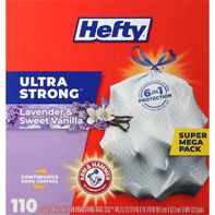 Hefty Tall Kitchen Bags, Drawstring, Lavender & Sw...
️