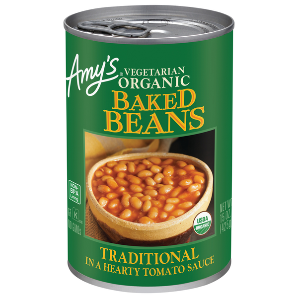 Amy's Kitchen Baked Beans, Vegetarian, Organic, Traditional