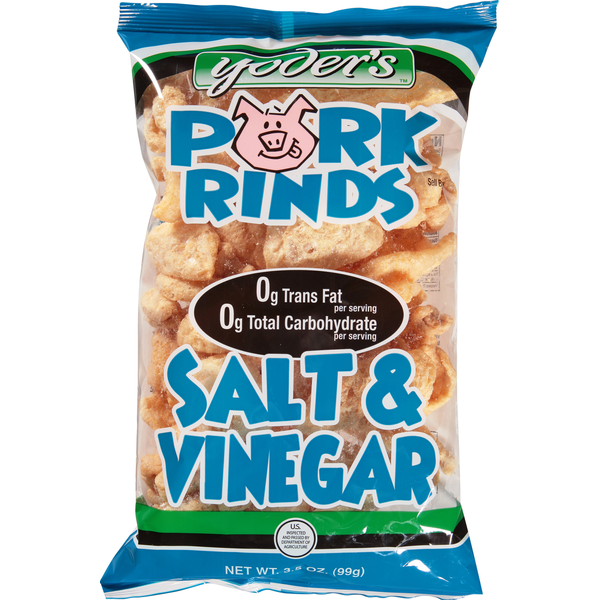 Yoder's Pork Rinds, Salt & Vinegar