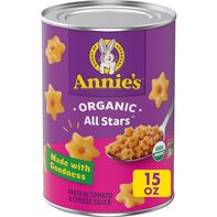 Annie's Organic All Stars Canned Pasta and Sauce️
