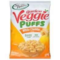 Sensible Portions Corn Puffs, Baked, White Cheddar...
️