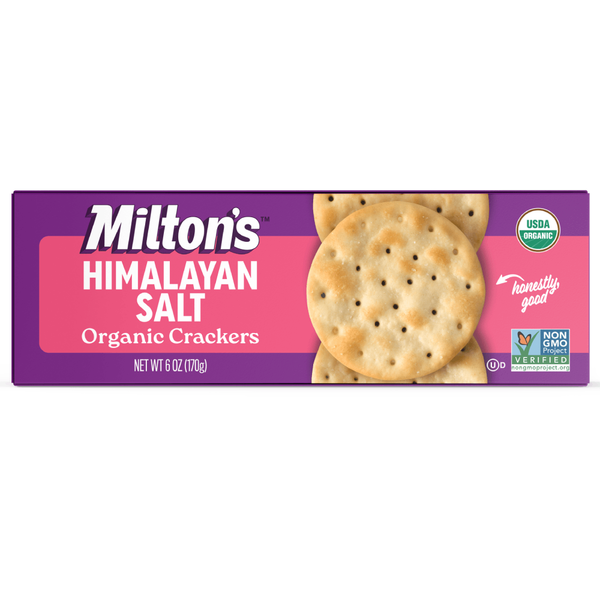 Milton's Organic Crackers, Himalayan Salt