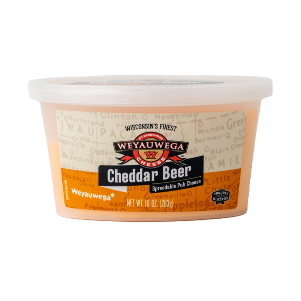 Weyauwega Cheese Cheddar Beer Spreadable Pub Cheese