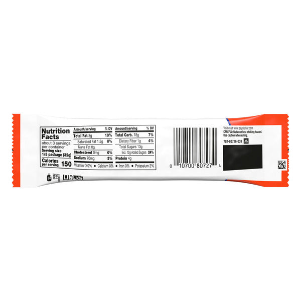 PAYDAY Peanut Caramel King Size, Candy Bar, 3.4 oz