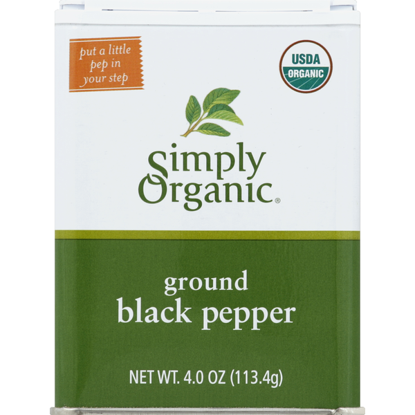 Simply Organic Black Pepper, Ground