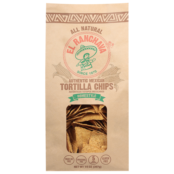 El Ranchava Authentic Mexican Homestyle Tortilla Chips