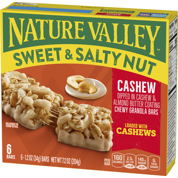 Nature Valley Cashew Sweet and Salty Nut Granola Bars