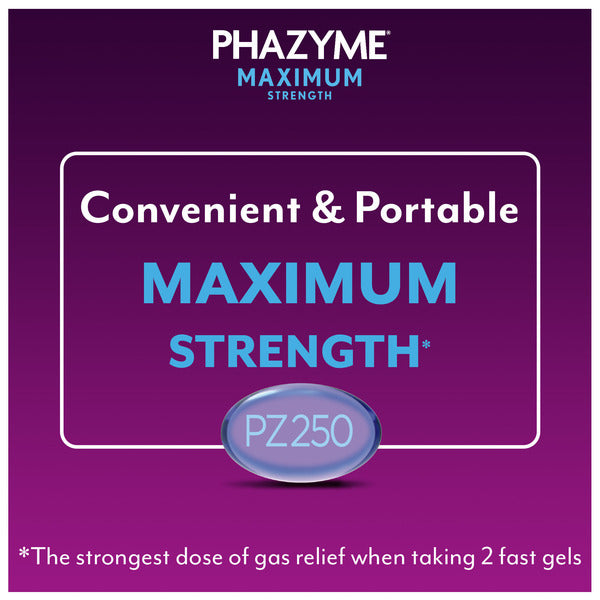 Phazyme Gas & Bloating Relief Maximum Strength
