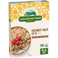 Cascadian Farm Organic Honey Nut O's Cereal️