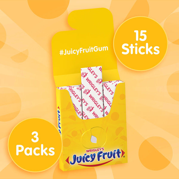 Wrigley's JUICY FRUIT Chewing Gum Value Pack