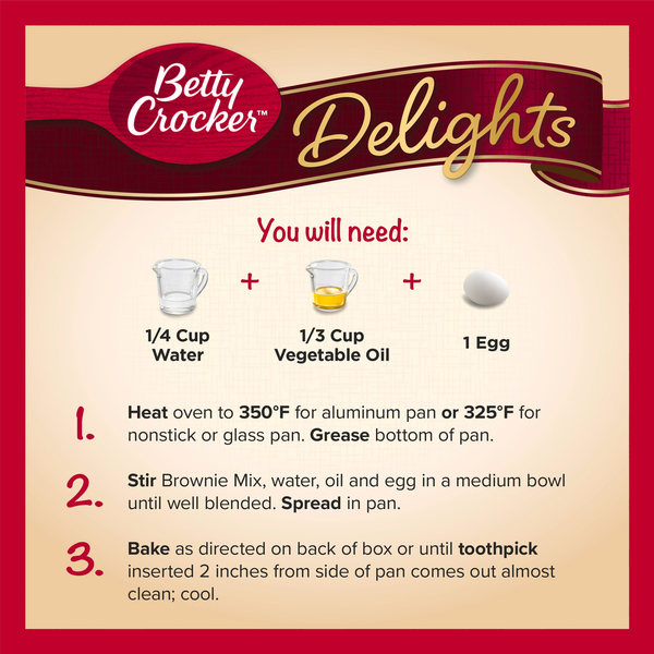Betty Crocker Supreme Chocolate Chunk Brownie Mix