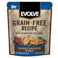 EVOLVE Grain Free Chicken & Beef in Gravy, Wet Cat Food
