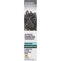 Desert Essence Toothpaste, Activated Charcoal, Fre...
️