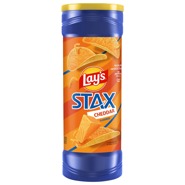 Lay's Stax Cheddar Flavored Potato Crisps